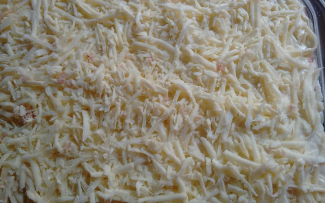 Lasanha com molho branco cremoso