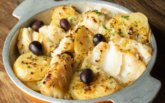 Bacalhau na airfryer