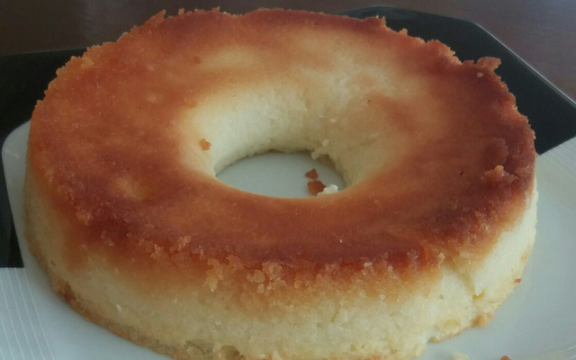 Pudim de arroz cozido