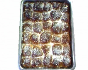 Rosca doce de leite condensado com goiabada