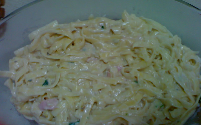 Macarrão ao molho branco supreme