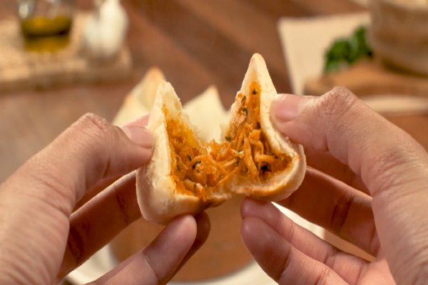 Coxinha de pão de queijo