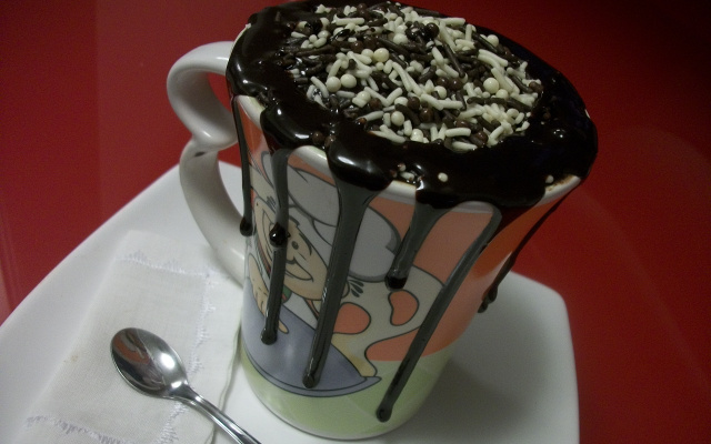 Bolinho de chocolate na caneca ( Tudo gostoso )