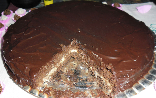 Bolo trufa de maracujá