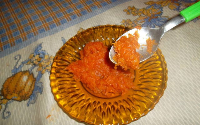 Doce de abóbora com coco ralado