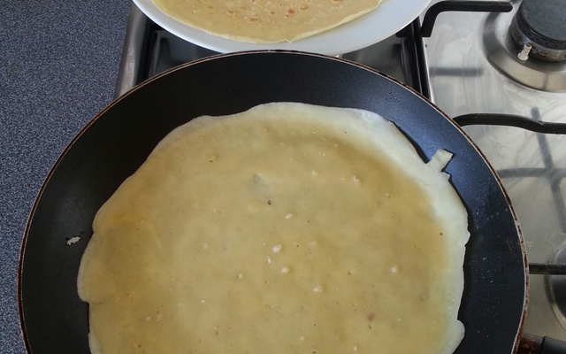 Panqueca de molho à bolonhesa