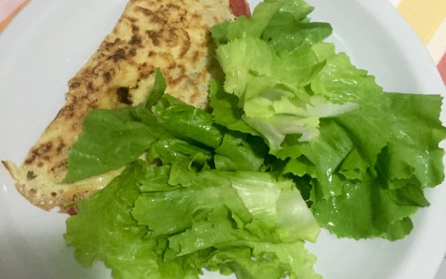 Crepe de tapioca (crepioca)