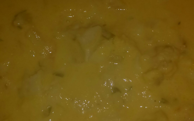 Filé de peixe com creme de milho