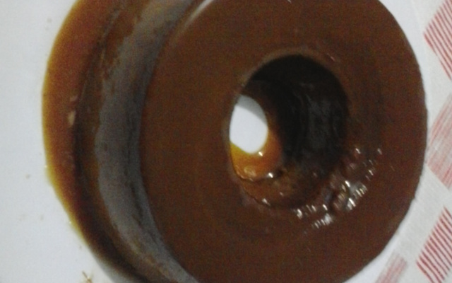 Pudim de chocolate e leite condensado