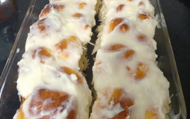 Pão doce de leite condensado de liquidificador
