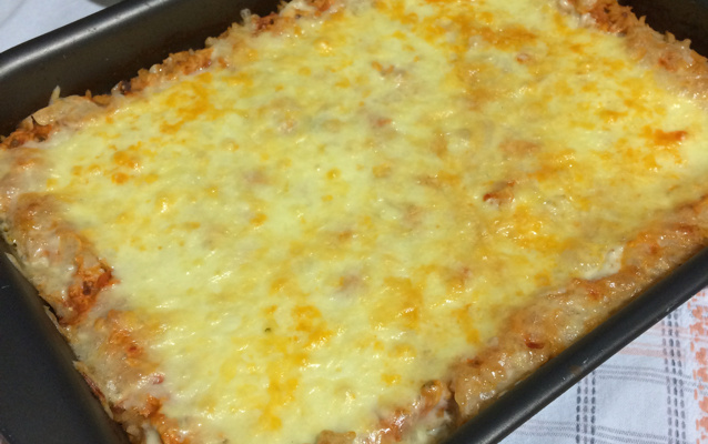 Arroz de forno com frango