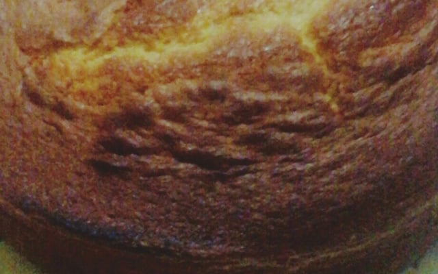 Bolo de fubá batido no liquidificador