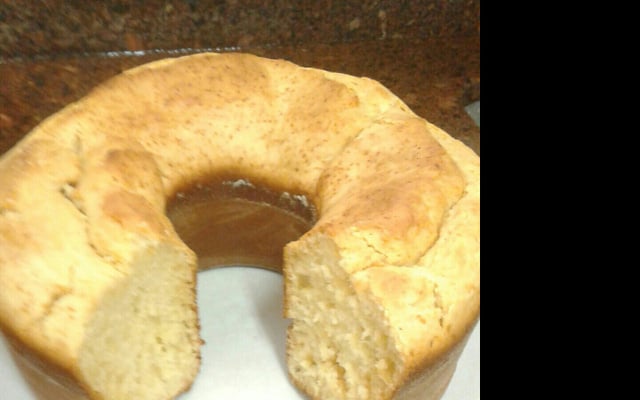 Bolo fácil de laranja diet