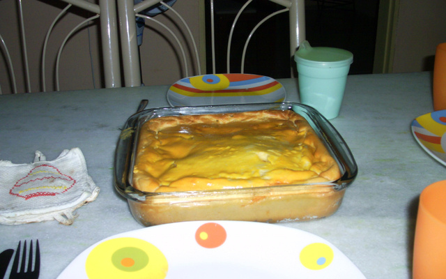 Pastelão de frango com palmito da Diana