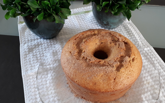 Bolo de banana com farinha de trigo