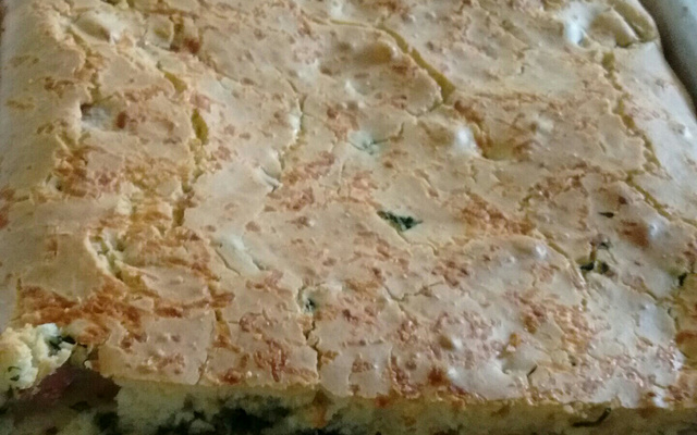 Torta de Espinafre com Queijo