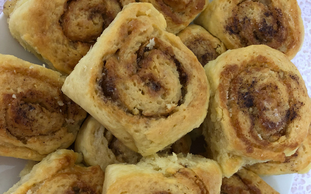 Rosca caracol de coco