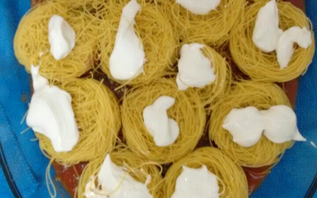 Macarrão ninho ao forno