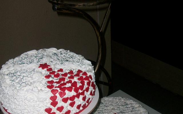 Bolo com pasta americana