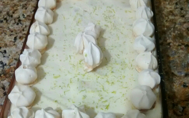 Pavê de limão e suspiro