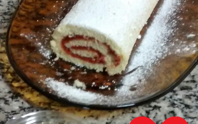 Rocambole de goiabada