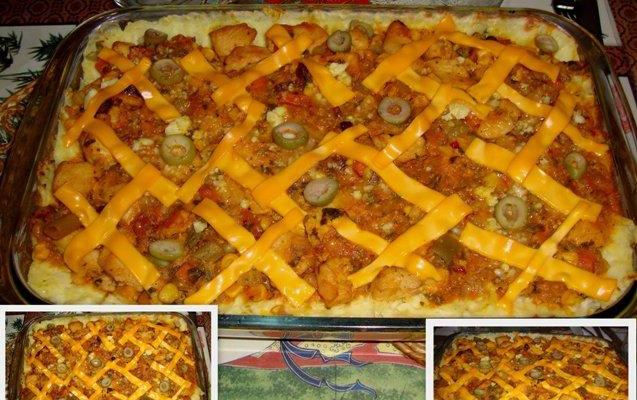 Purê assado (batata e queijos) do Lúcio Cezar