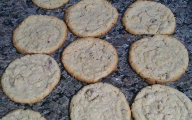 Cookies com pedaços de chocolate