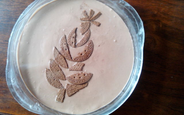 Torta de café com chocolate