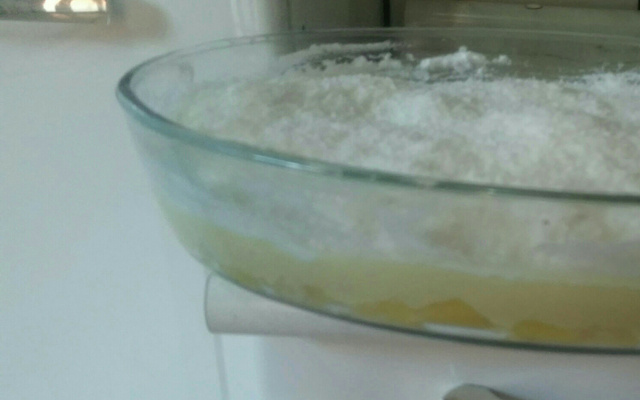 Delícia de abacaxi com coco