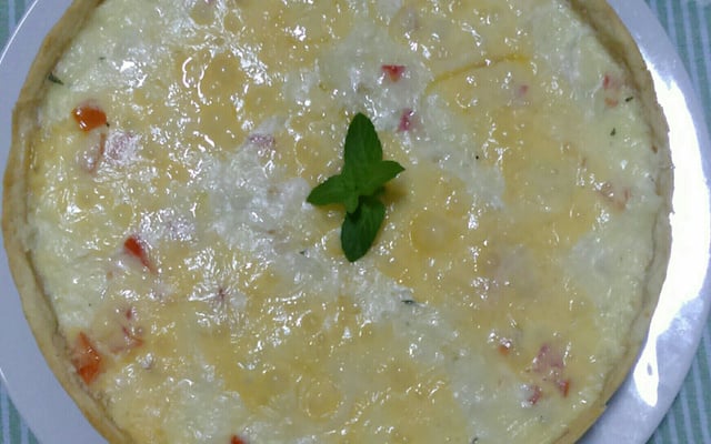 Torta de queijo fresco