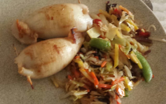 Lula recheada à italiana