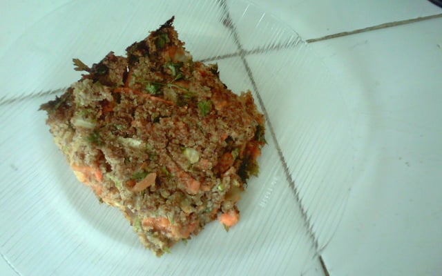 Quibe vegetariano de forno