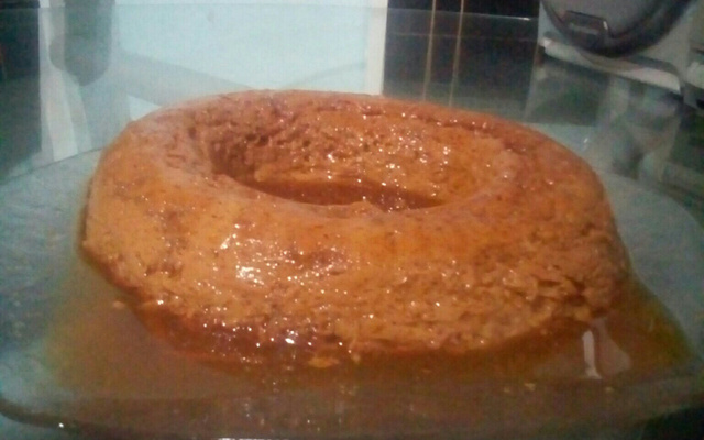 Pudim de chocolate no microondas