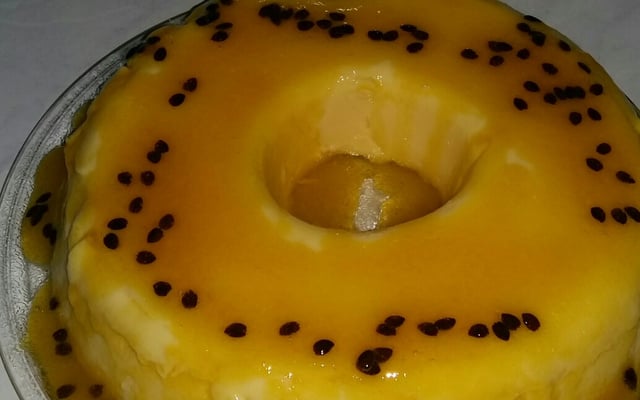 Delicioso pudim de maracujá