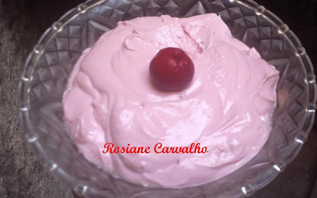 Mousse de leite em pó
