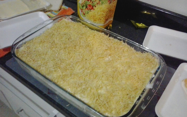 Lasanha de pão de forma do Edi