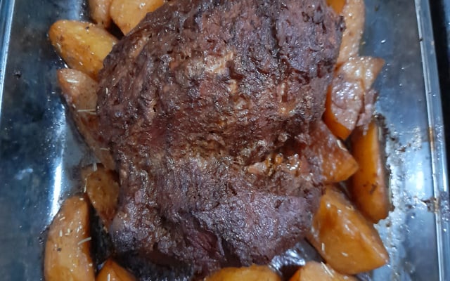 Pernil assado na panela de pressão simples