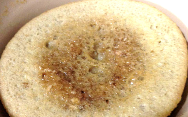 Bolo proteico de microondas fit