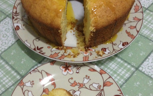 Bolo de laranja de liquidificador