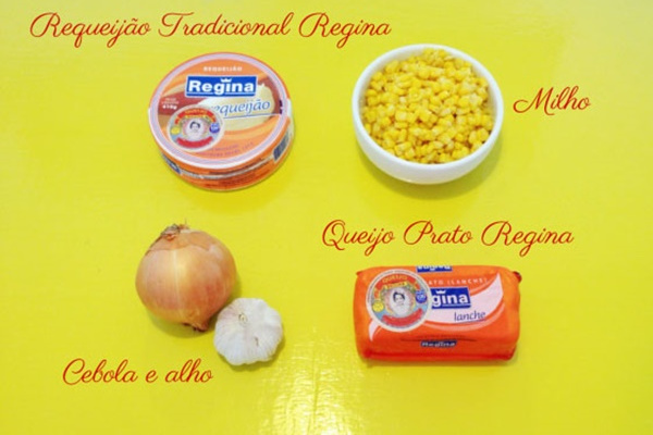 Creme de milho e queijos Regina