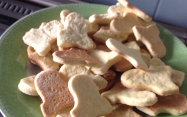 Biscoitos glaçados de Natal