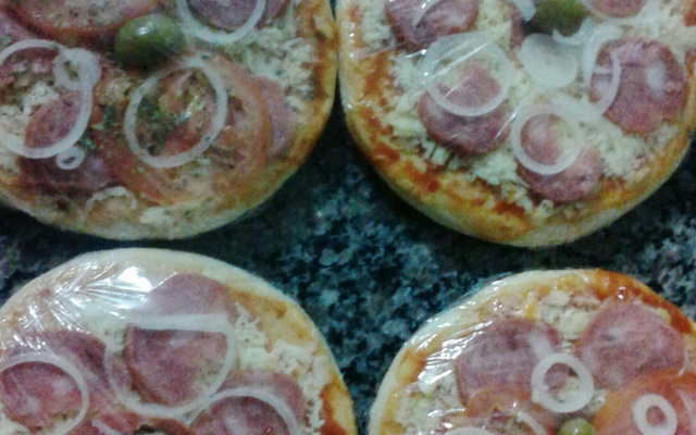 Mini-pizza deliciosa