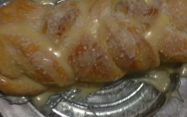 Rosca de leite condensado com coco