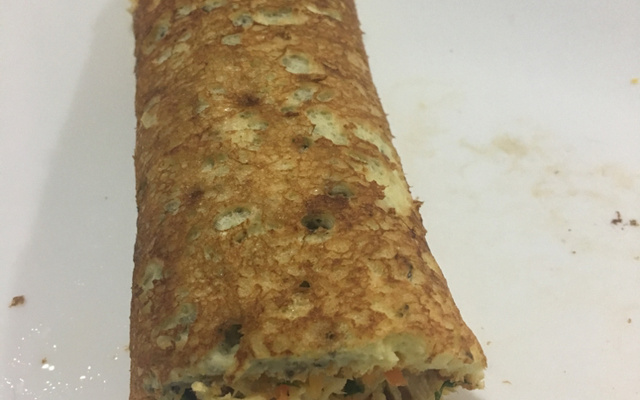 Crepioca recheada fit