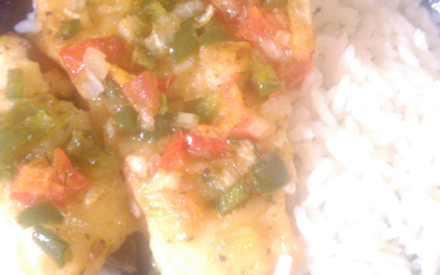 Filé de peixe a vinagrete