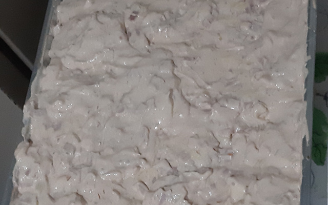 Macarrão com requeijão