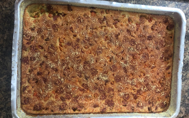 Torta de pão amanhecido