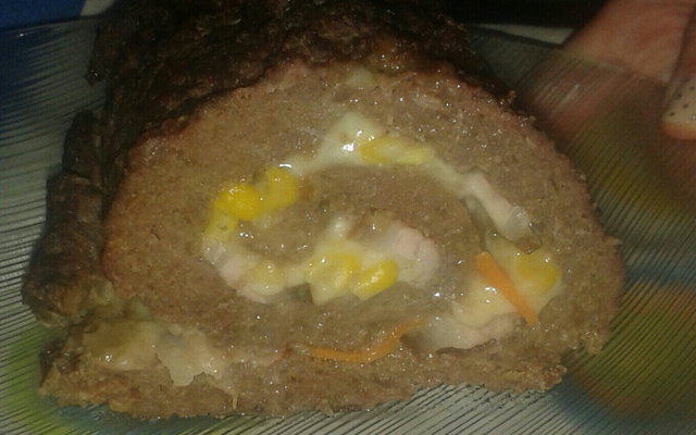 Rocambole de carne moída