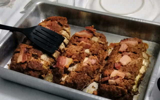 Rocambole de carne moída