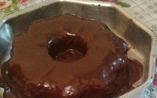 Bolo de micro-ondas sem ovos